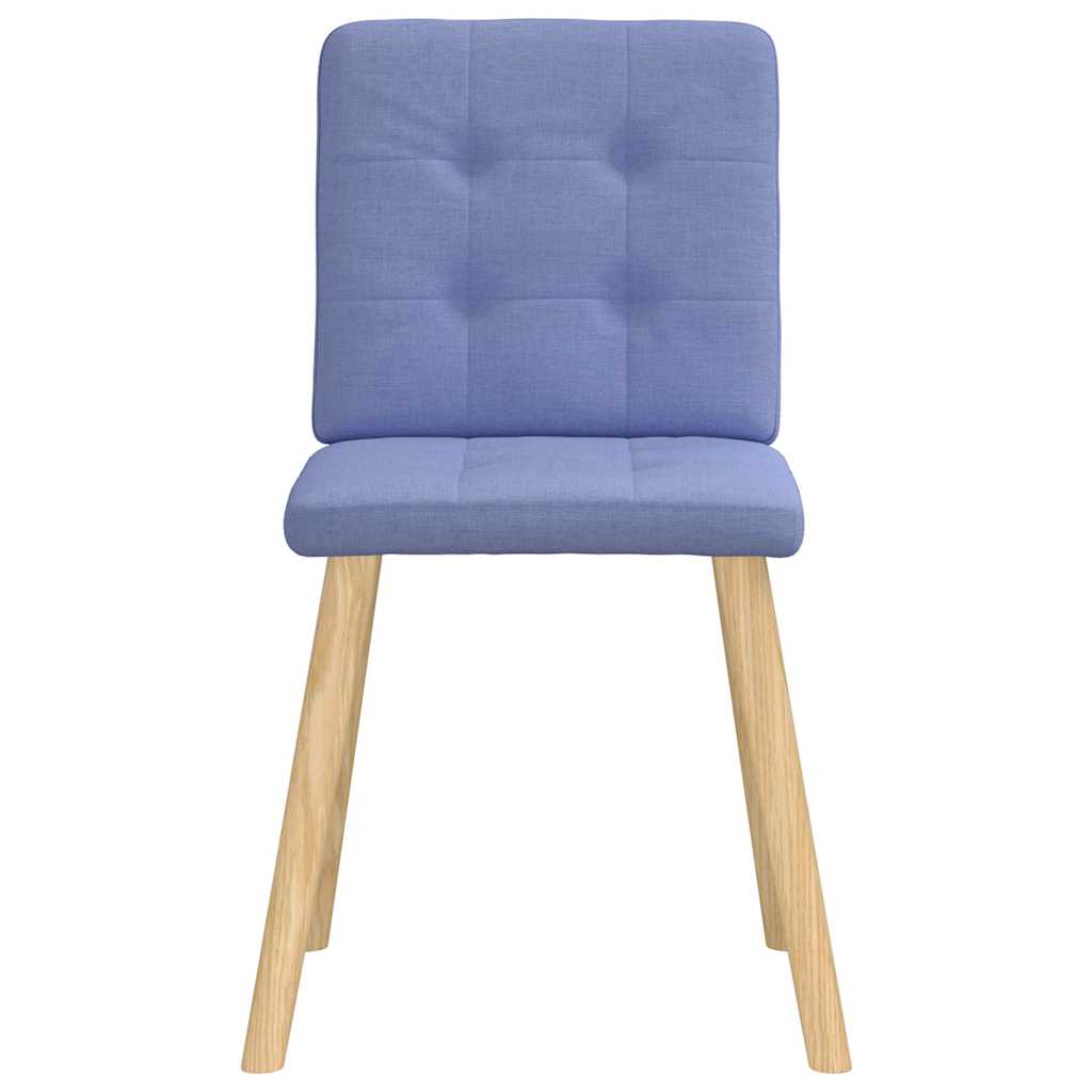 vidaXL Scaune de sufragerie 6 buc țesătură Jeans Blue vidaXL Scaune de sufragerie 6 buc țesătură Jeans Blue