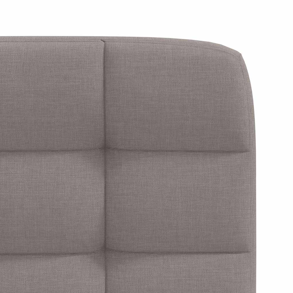 vidaXL Scaune de sufragerie, 6 buc., gri taupe, material textil