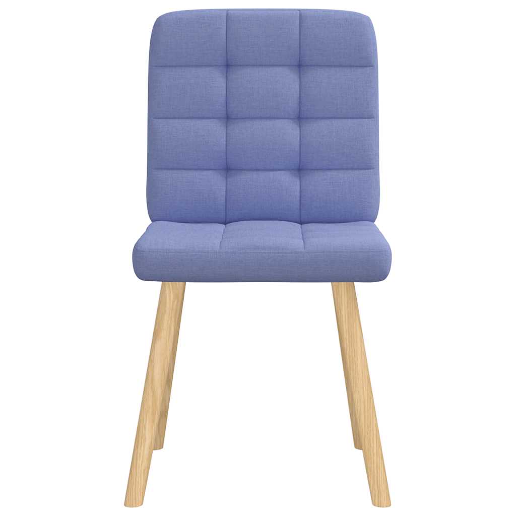 vidaXL Scaune de sufragerie 6 buc țesătură Jeans Blue vidaXL Scaune de sufragerie 6 buc țesătură Jeans Blue
