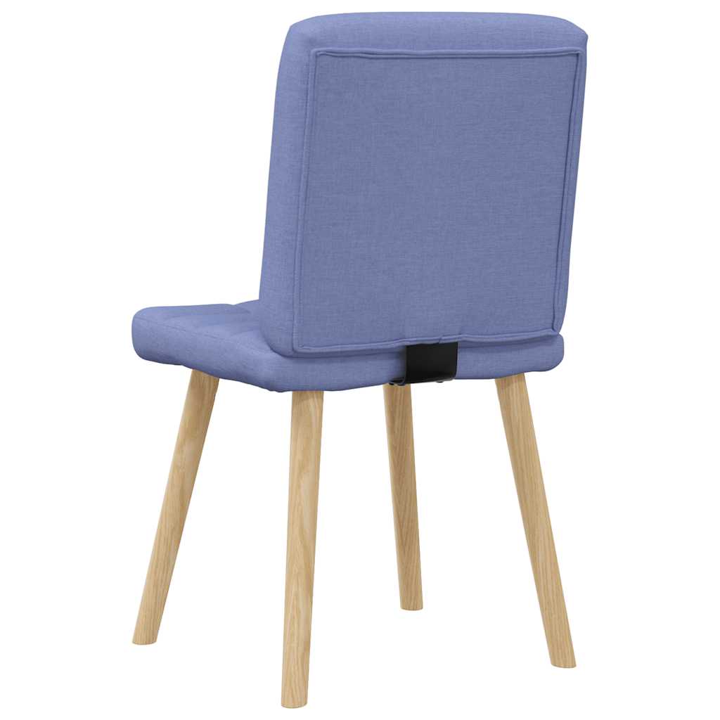 vidaXL Scaune de sufragerie 6 buc țesătură Jeans Blue vidaXL Scaune de sufragerie 6 buc țesătură Jeans Blue