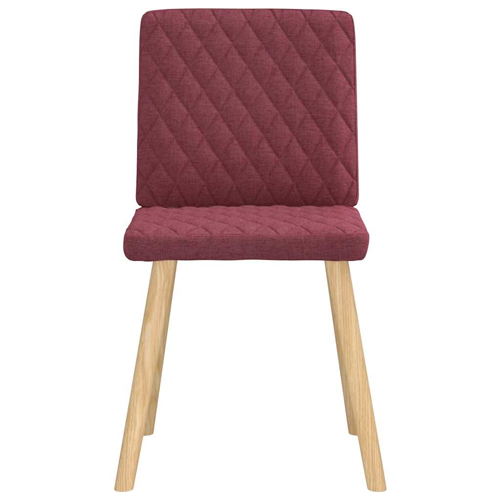 vidaXL Scaune de bucătărie pivotante, 6 buc., roșu vin, textil vidaXL Scaune de bucătărie pivotante, 6 buc., roșu vin, textil
