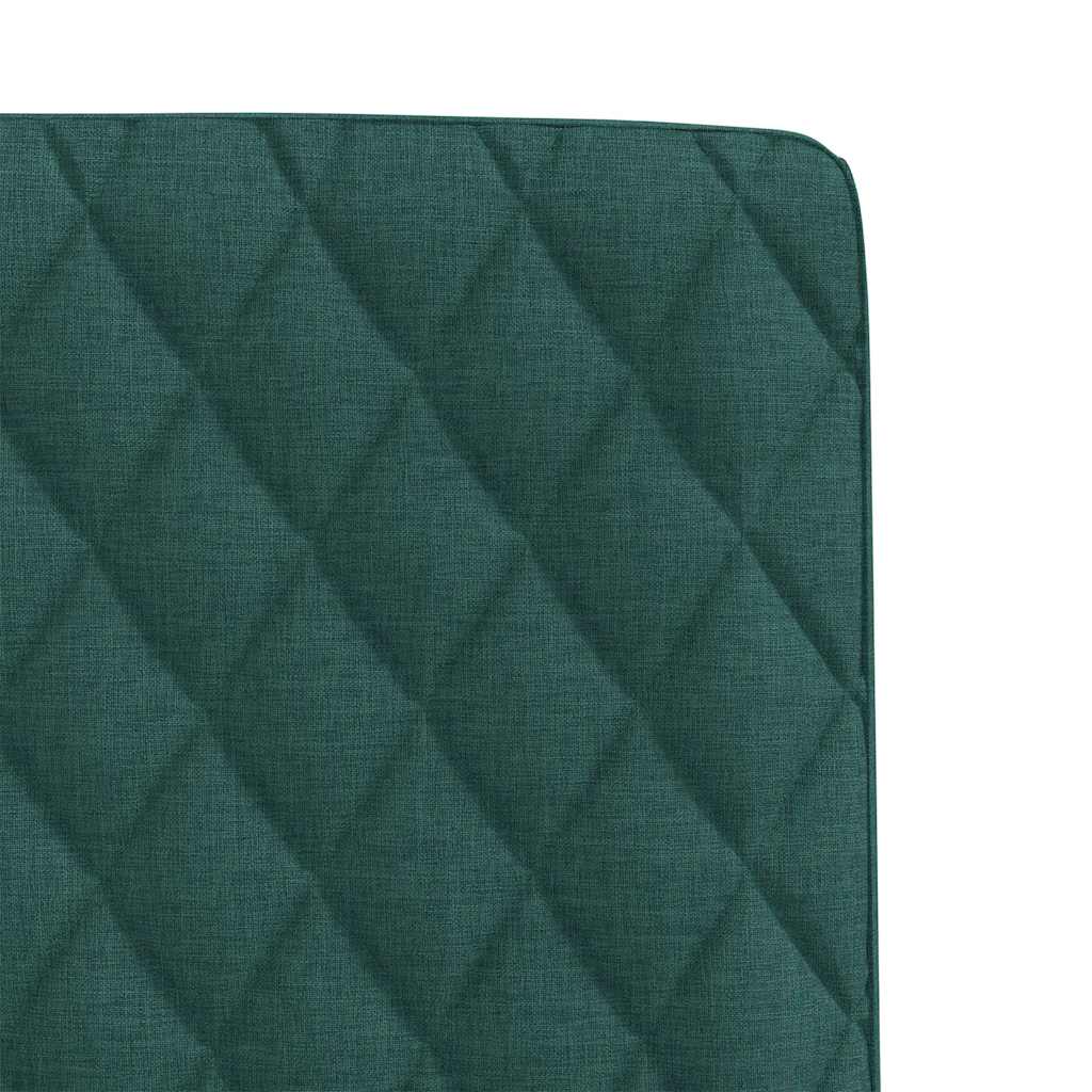 vidaXL Scaune de bucătărie, 6 buc., verde închis, material textil vidaXL Scaune de bucătărie, 6 buc., verde închis, material textil