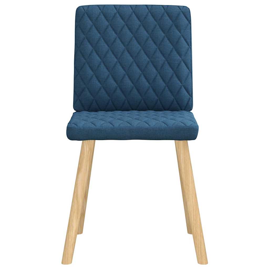 vidaXL Scaune de sufragerie, 6 buc., albastru, material textil