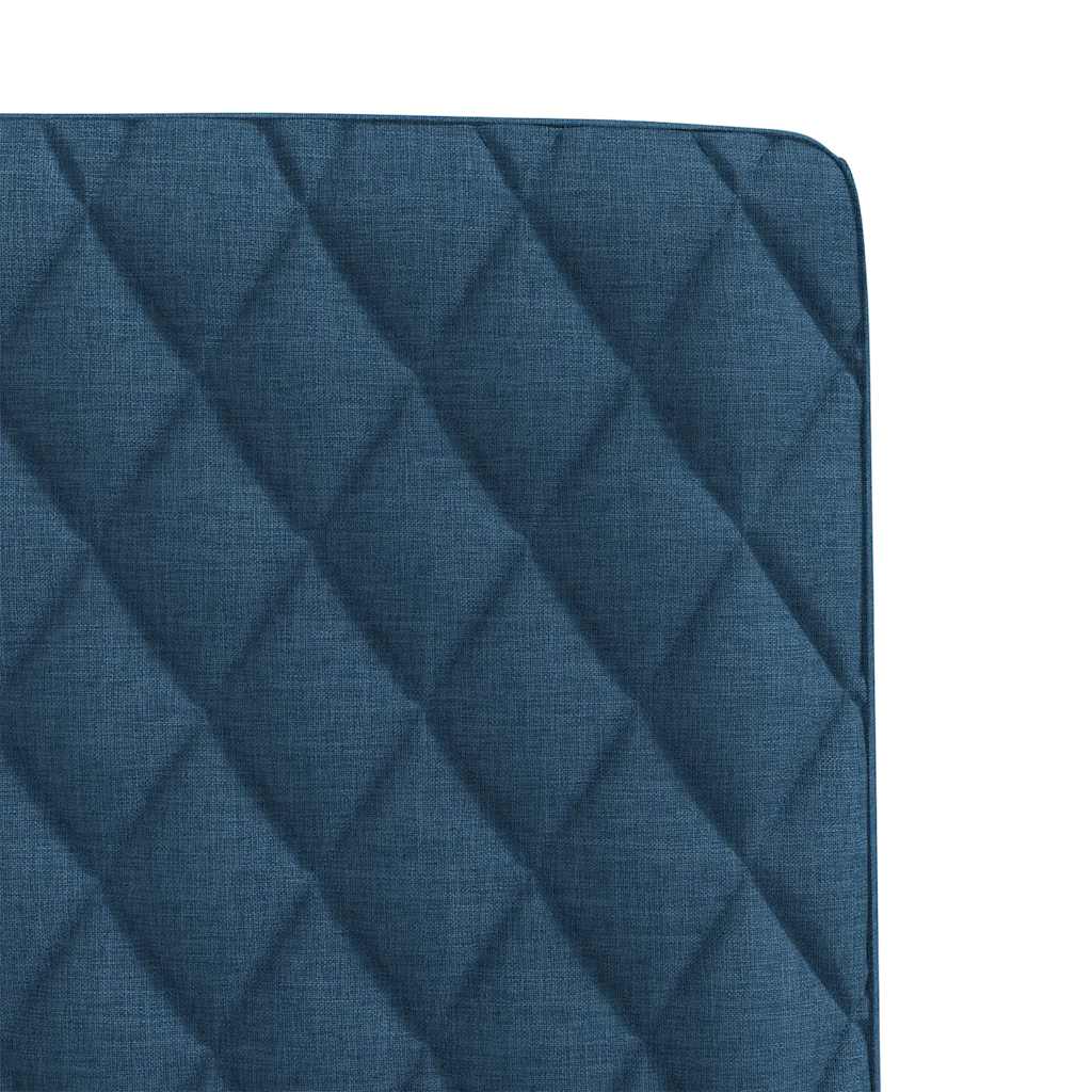 vidaXL Scaune de sufragerie, 6 buc., albastru, material textil