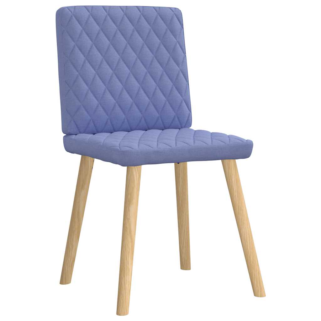 vidaXL Scaune de sufragerie 6 buc țesătură Jeans Blue vidaXL Scaune de sufragerie 6 buc țesătură Jeans Blue