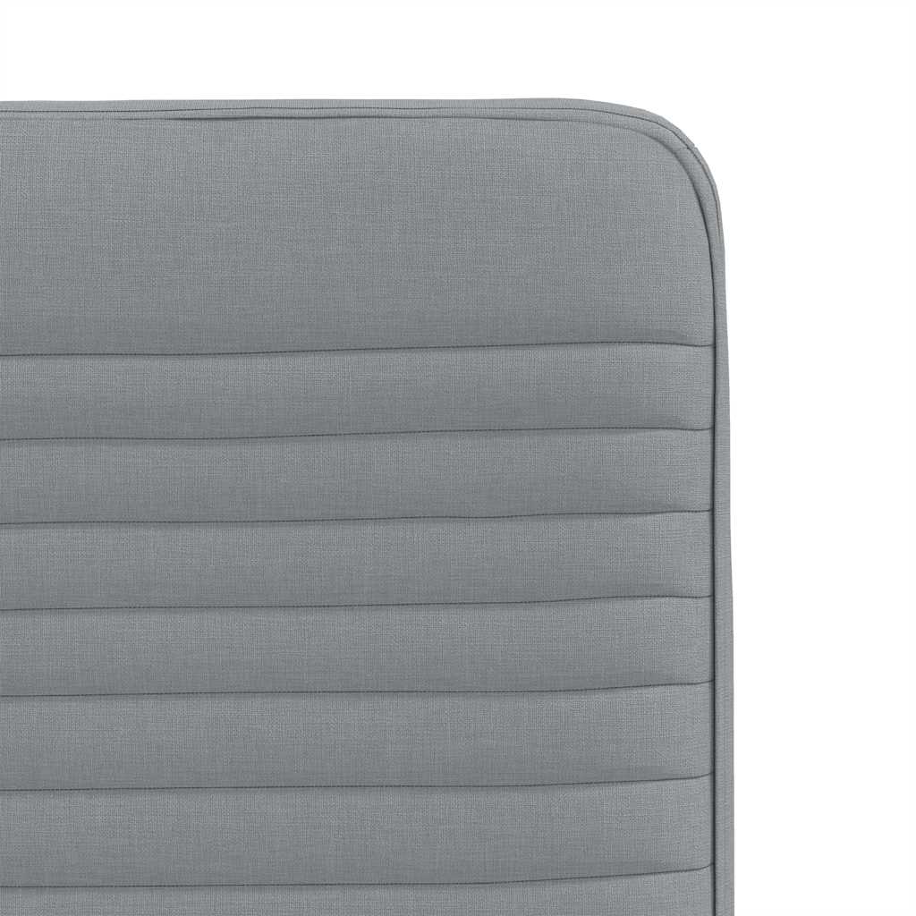vidaXL Scaune de sufragerie, 6 buc., gri deschis, material textil
