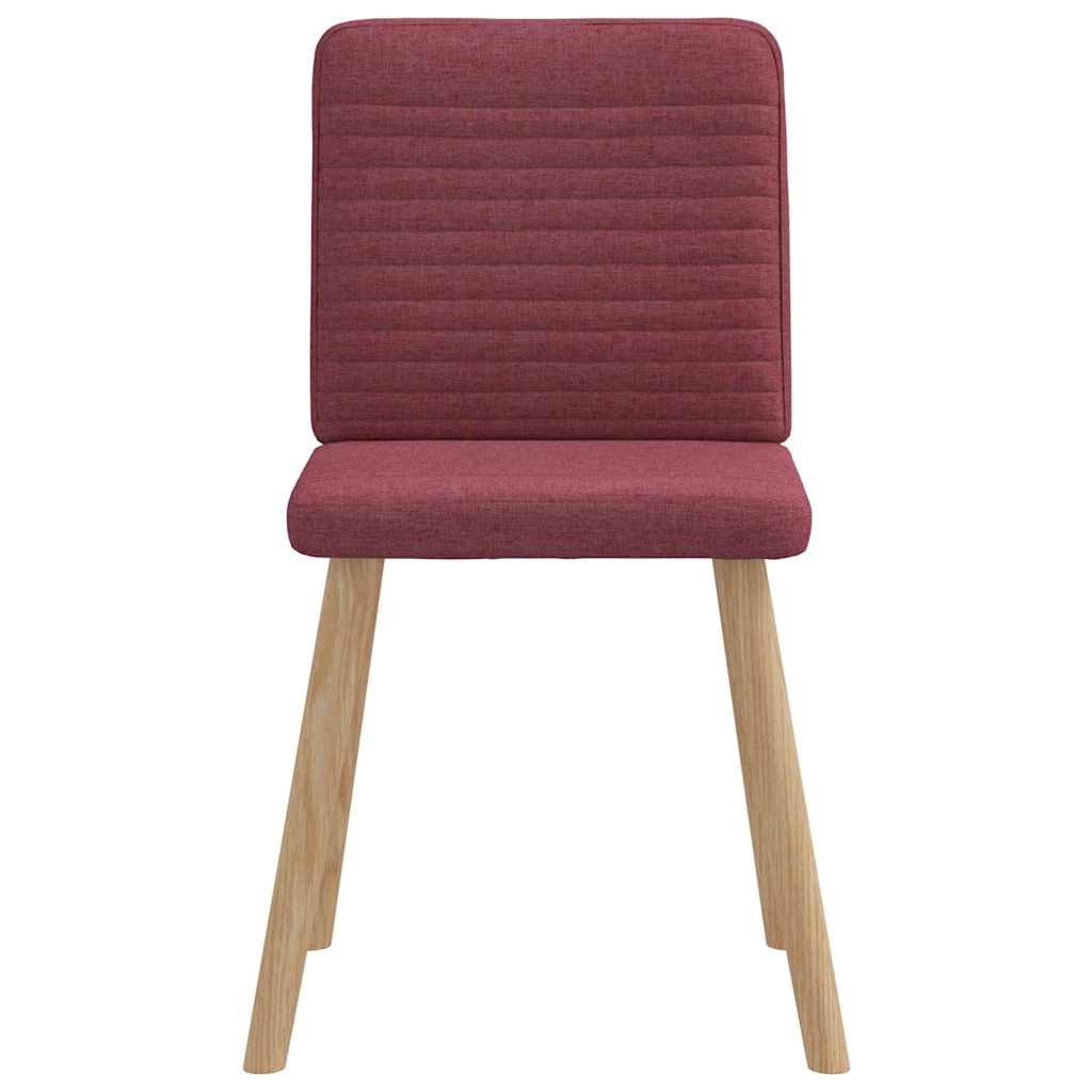vidaXL Scaune de bucătărie pivotante, 6 buc., roșu vin, textil vidaXL Scaune de bucătărie pivotante, 6 buc., roșu vin, textil