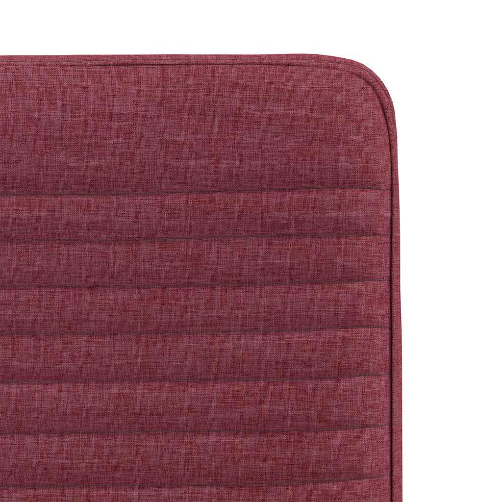 vidaXL Scaune de bucătărie pivotante, 6 buc., roșu vin, textil vidaXL Scaune de bucătărie pivotante, 6 buc., roșu vin, textil