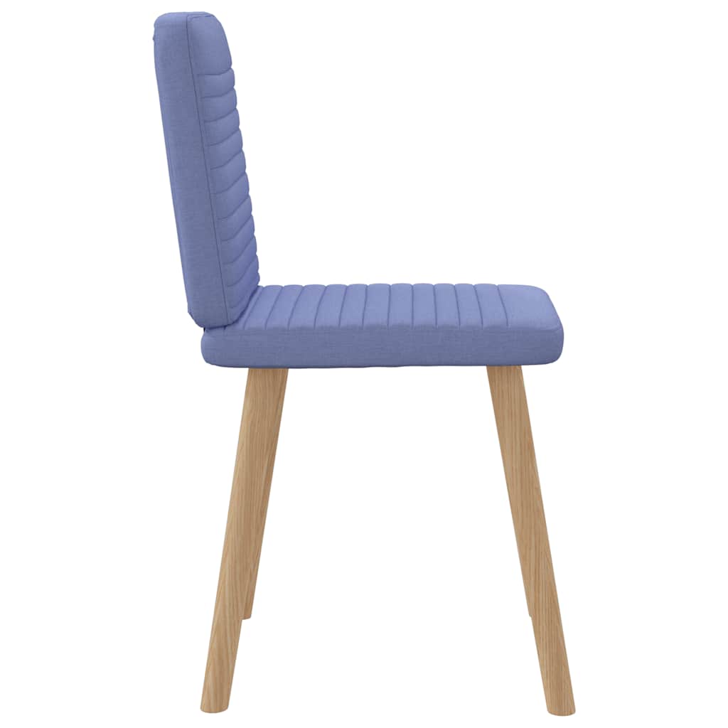 vidaXL Scaune de sufragerie 6 buc țesătură Jeans Blue vidaXL Scaune de sufragerie 6 buc țesătură Jeans Blue