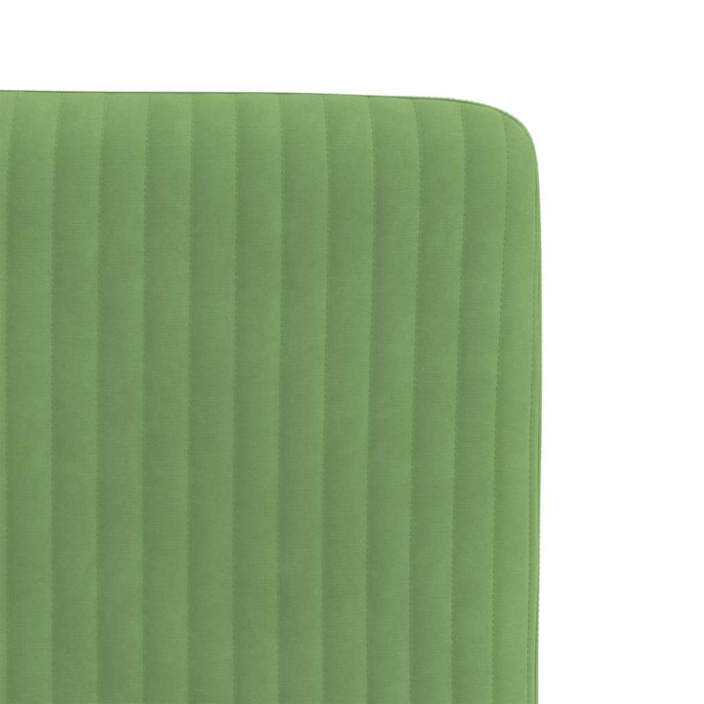 vidaXL Scaune de sufragerie, 6 buc, verde deschis, catifea