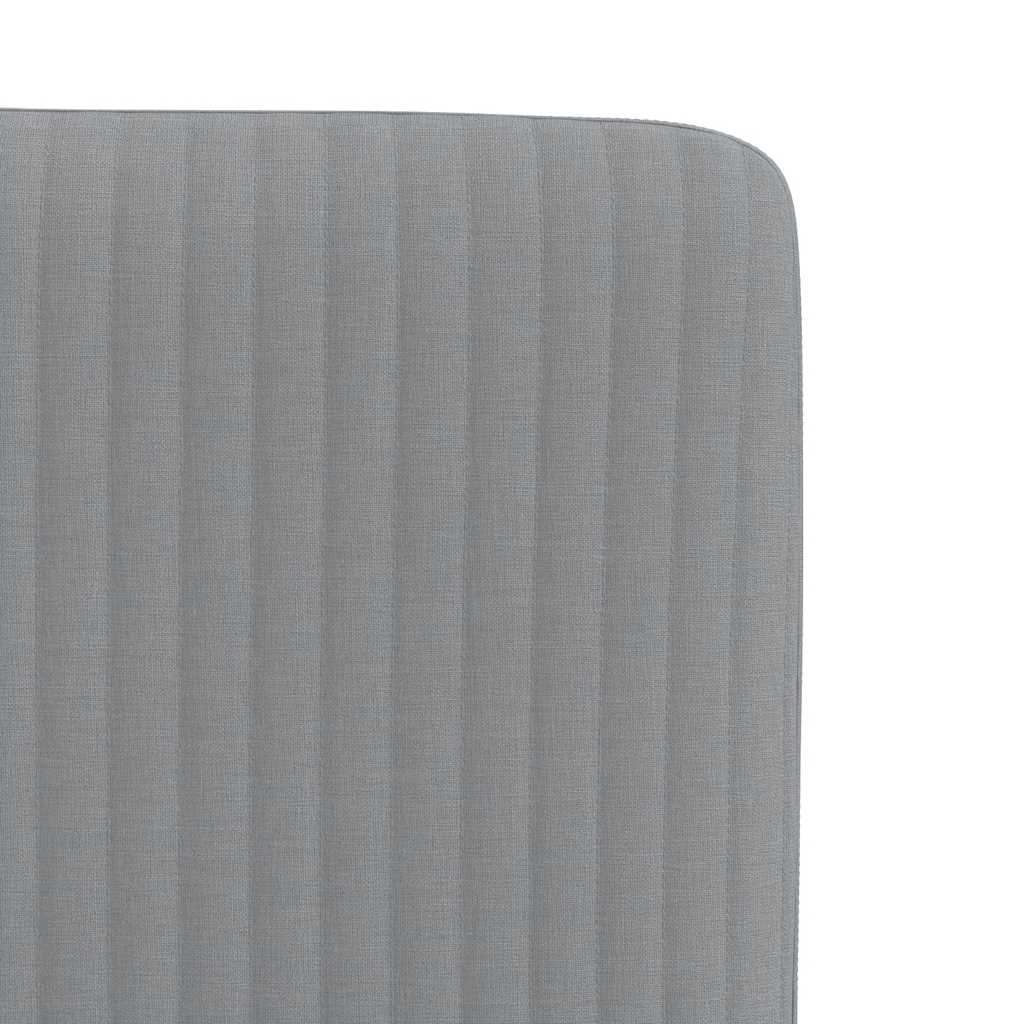 vidaXL Scaune de sufragerie, 6 buc., gri deschis, material textil