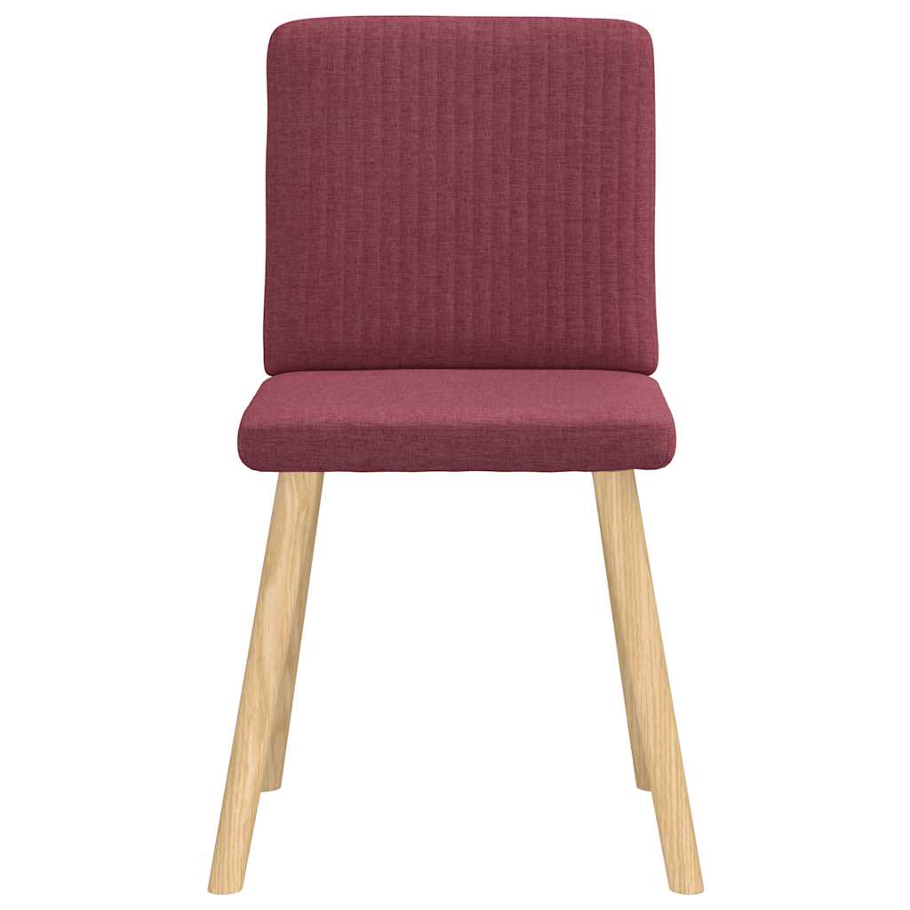 vidaXL Scaune de bucătărie pivotante, 6 buc., roșu vin, textil vidaXL Scaune de bucătărie pivotante, 6 buc., roșu vin, textil