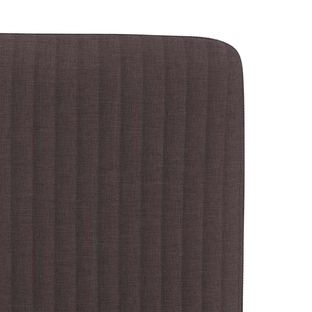 vidaXL Scaune de bucătărie, 6 buc., maro închis, material textil vidaXL Scaune de bucătărie, 6 buc., maro închis, material textil