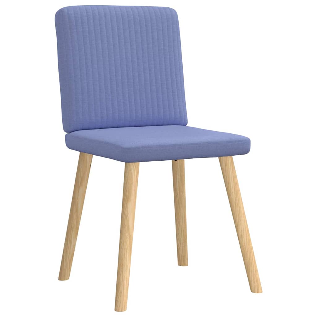 vidaXL Scaune de sufragerie 6 buc țesătură Jeans Blue vidaXL Scaune de sufragerie 6 buc țesătură Jeans Blue