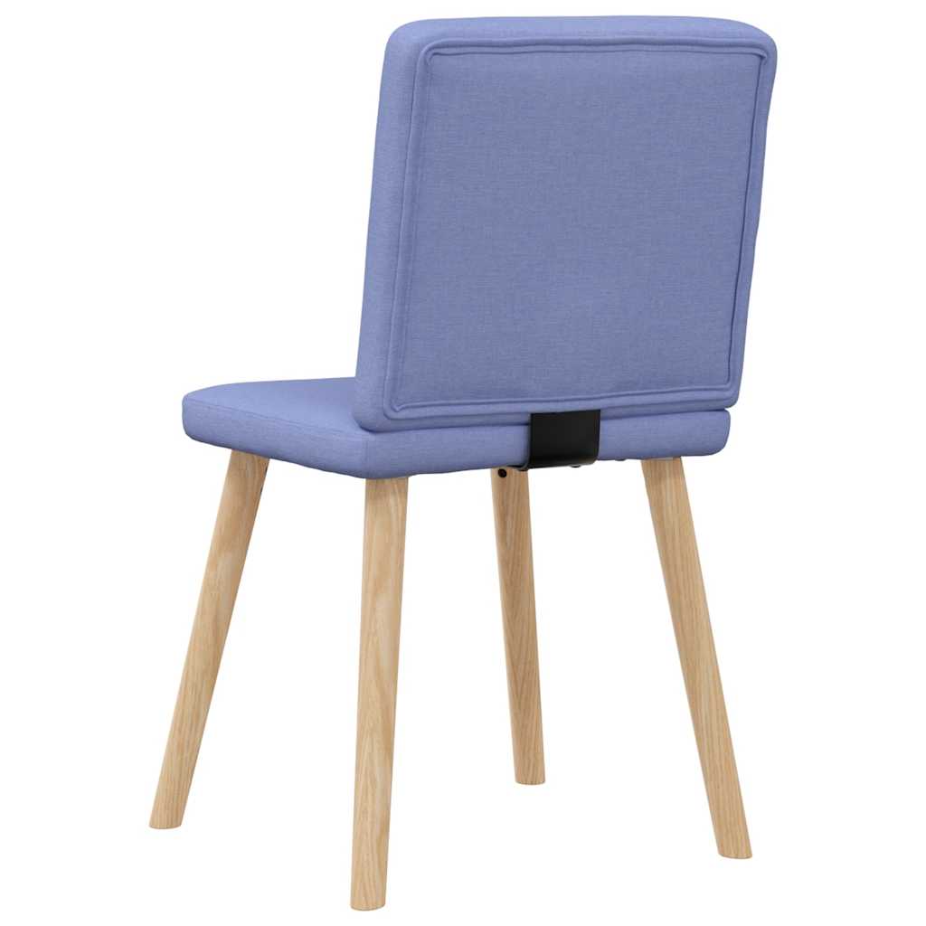 vidaXL Scaune de sufragerie 6 buc țesătură Jeans Blue vidaXL Scaune de sufragerie 6 buc țesătură Jeans Blue