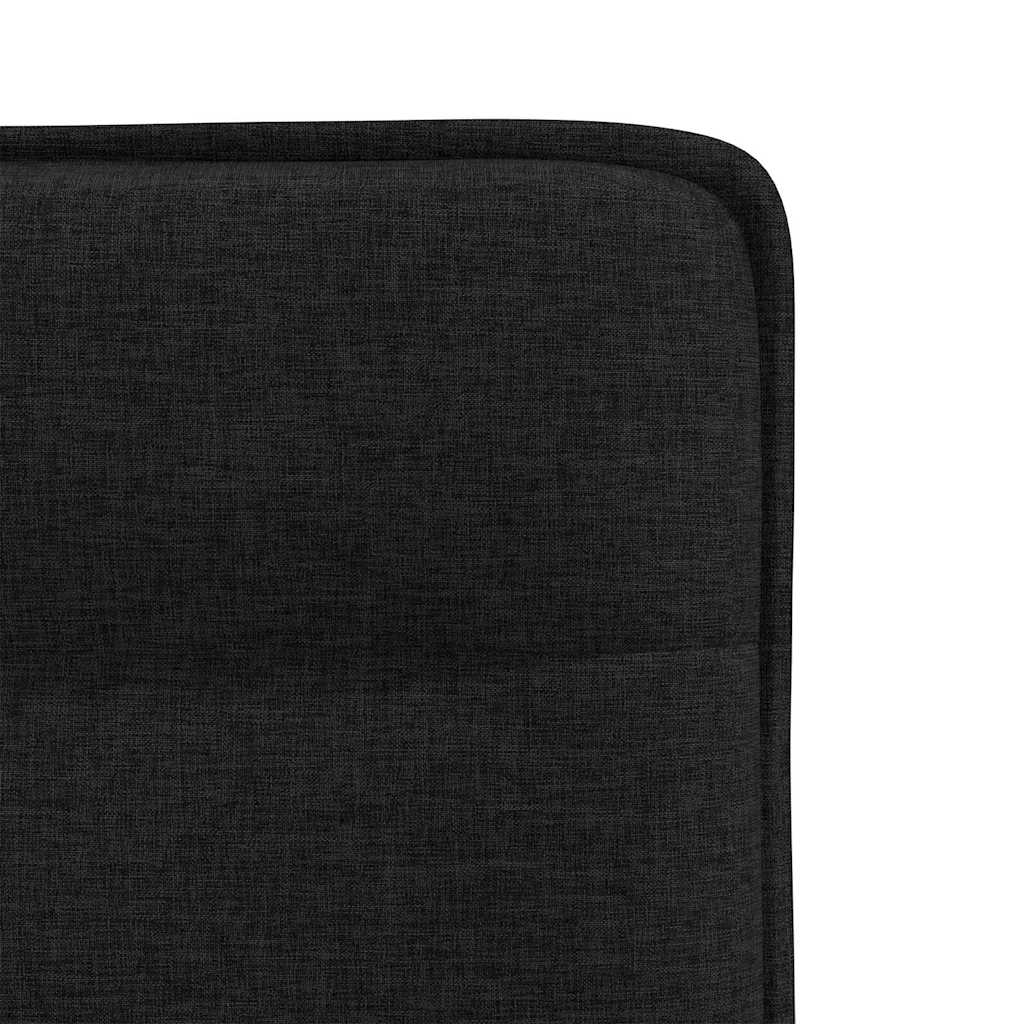 vidaXL Scaune de sufragerie 6 buc. negru material textil vidaXL Scaune de sufragerie 6 buc. negru material textil