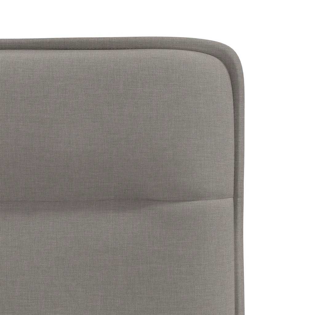 vidaXL Scaune de sufragerie, 6 buc., gri taupe, material textil