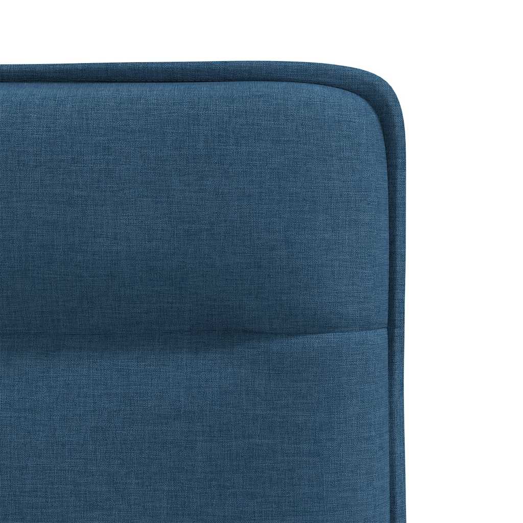 vidaXL Scaune de sufragerie, 6 buc., albastru, material textil