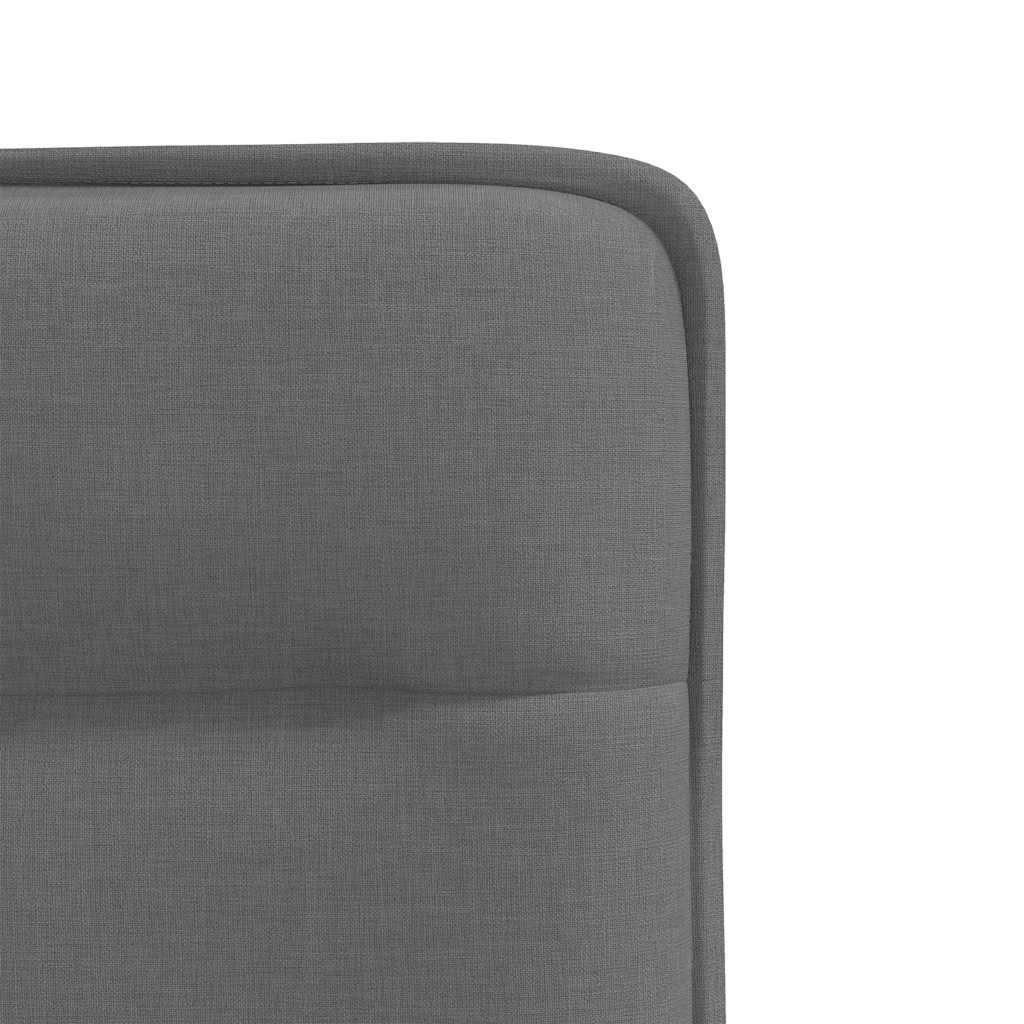 vidaXL Scaune de sufragerie, 6 buc., gri închis, material textil