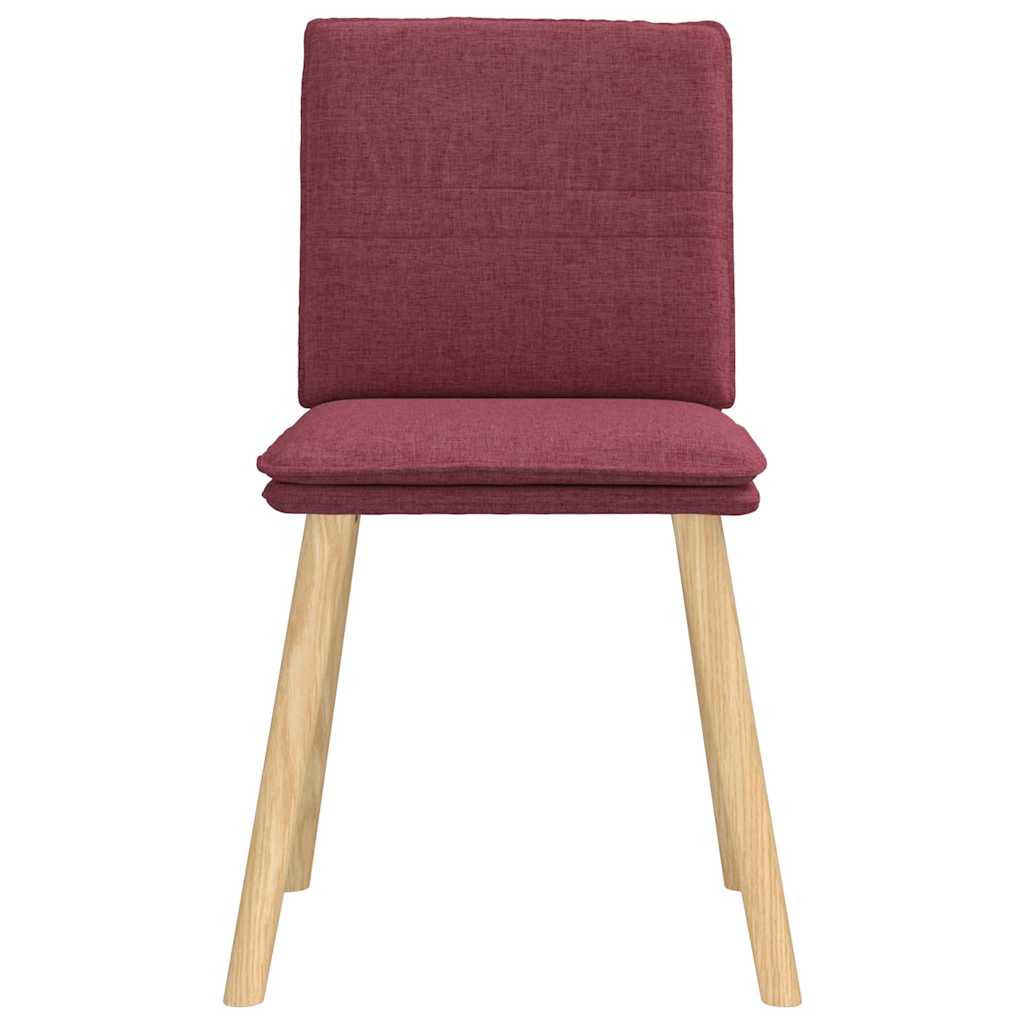 vidaXL Scaune de bucătărie pivotante, 6 buc., roșu vin, textil vidaXL Scaune de bucătărie pivotante, 6 buc., roșu vin, textil