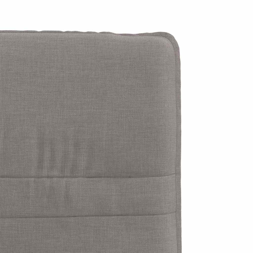 vidaXL Scaune de sufragerie, 6 buc., gri taupe, material textil