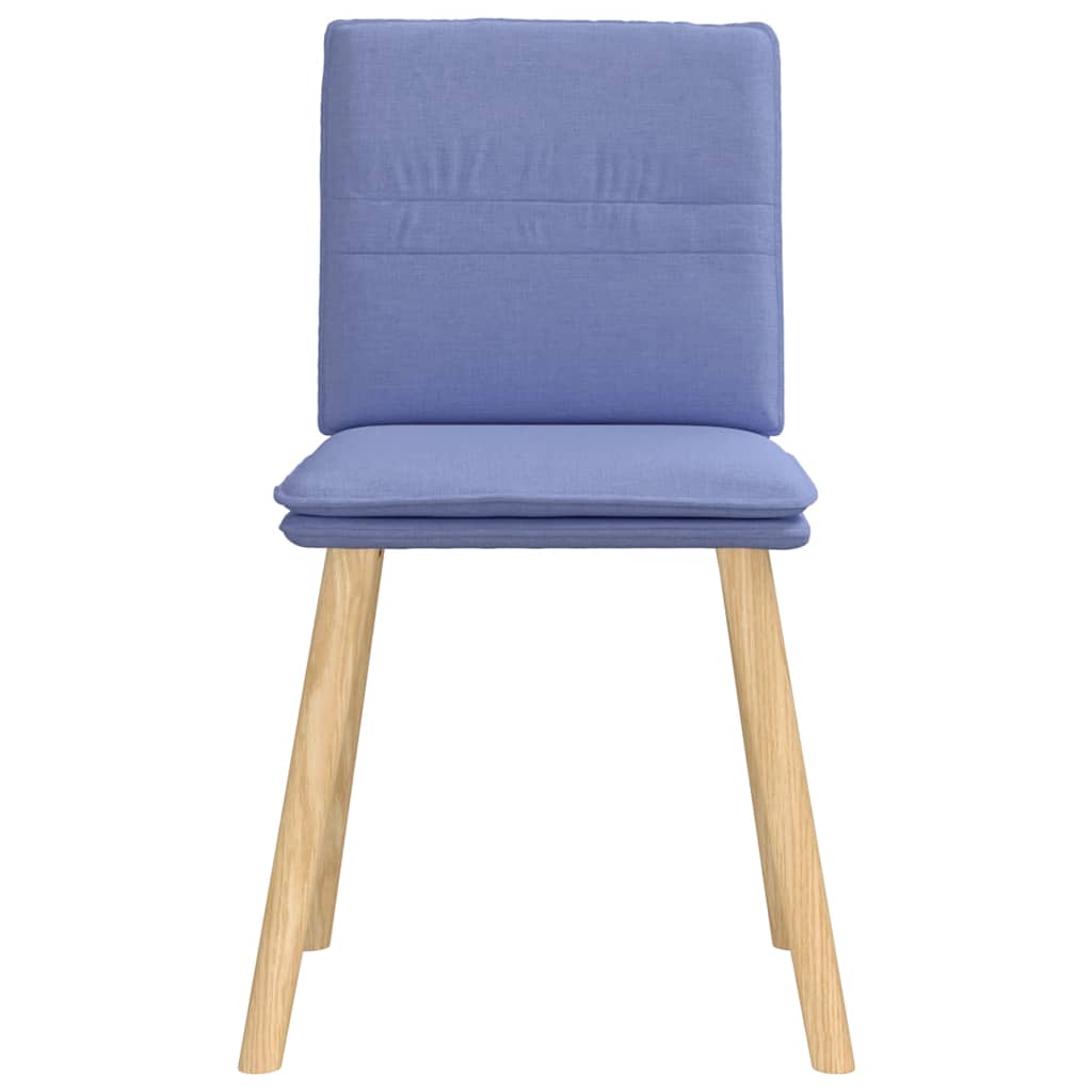 vidaXL Scaune de sufragerie 6 buc țesătură Jeans Blue vidaXL Scaune de sufragerie 6 buc țesătură Jeans Blue