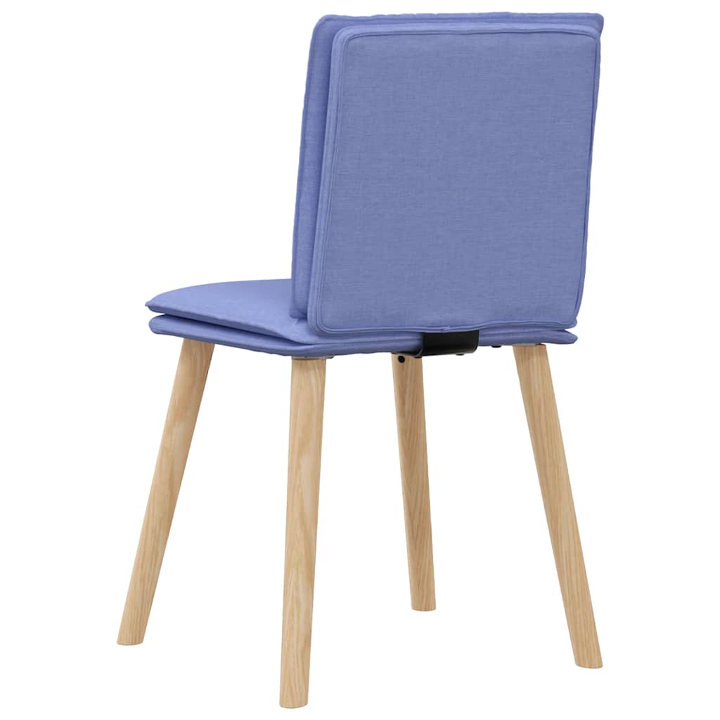 vidaXL Scaune de sufragerie 6 buc țesătură Jeans Blue vidaXL Scaune de sufragerie 6 buc țesătură Jeans Blue