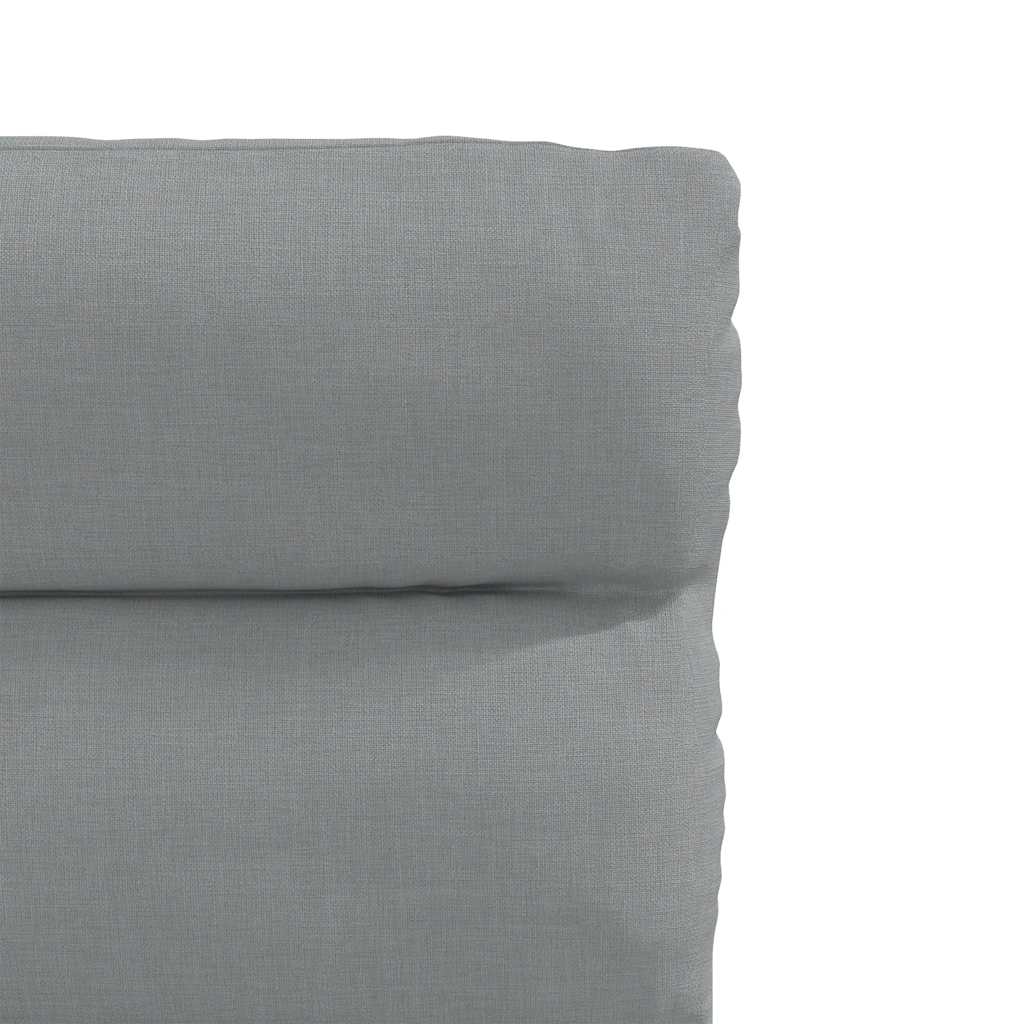 vidaXL Scaune de sufragerie, 6 buc., gri deschis, material textil