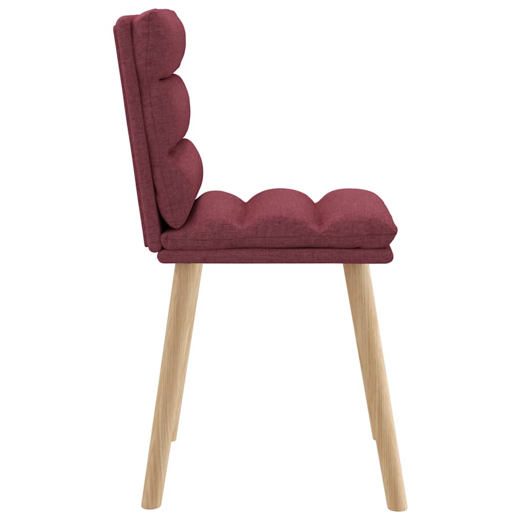 vidaXL Scaune de bucătărie pivotante, 6 buc., roșu vin, textil vidaXL Scaune de bucătărie pivotante, 6 buc., roșu vin, textil