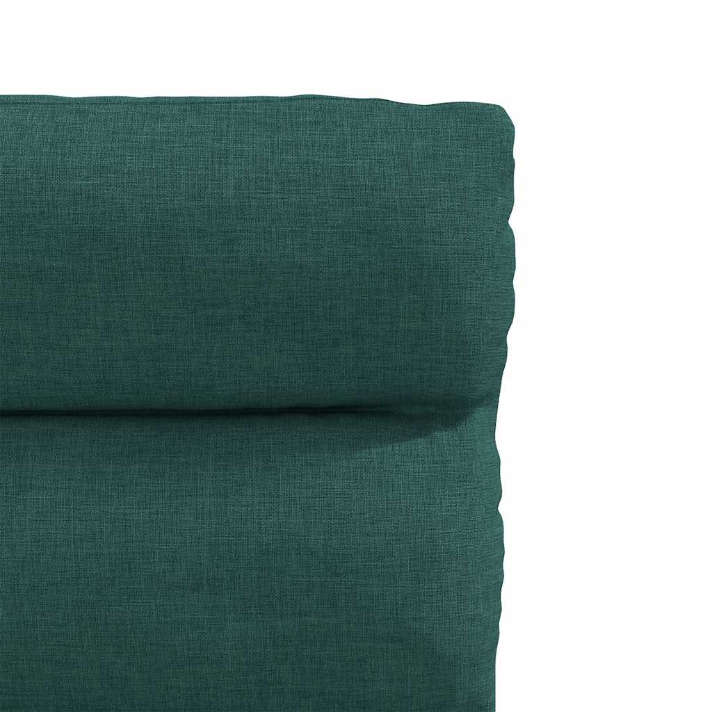vidaXL Scaune de bucătărie, 6 buc., verde închis, material textil