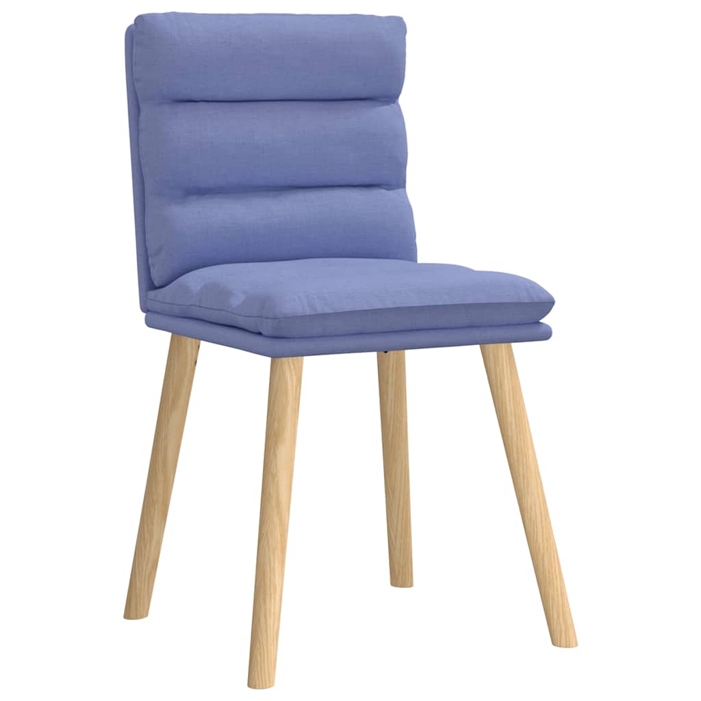 vidaXL Scaune de sufragerie 6 buc țesătură Jeans Blue vidaXL Scaune de sufragerie 6 buc țesătură Jeans Blue