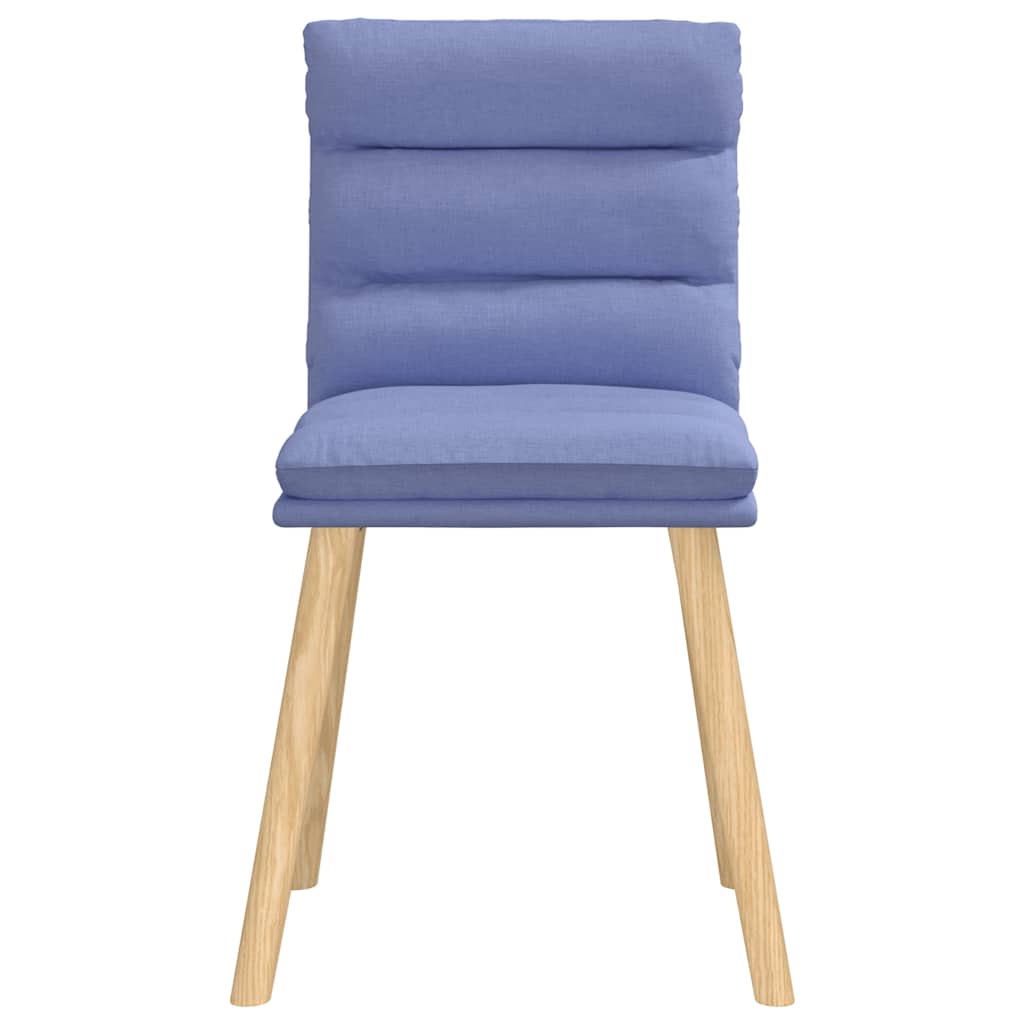 vidaXL Scaune de sufragerie 6 buc țesătură Jeans Blue vidaXL Scaune de sufragerie 6 buc țesătură Jeans Blue