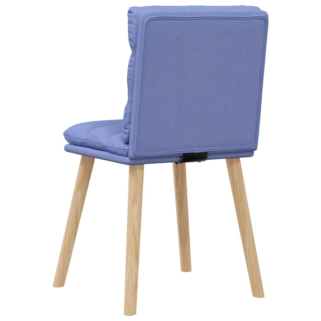 vidaXL Scaune de sufragerie 6 buc țesătură Jeans Blue vidaXL Scaune de sufragerie 6 buc țesătură Jeans Blue