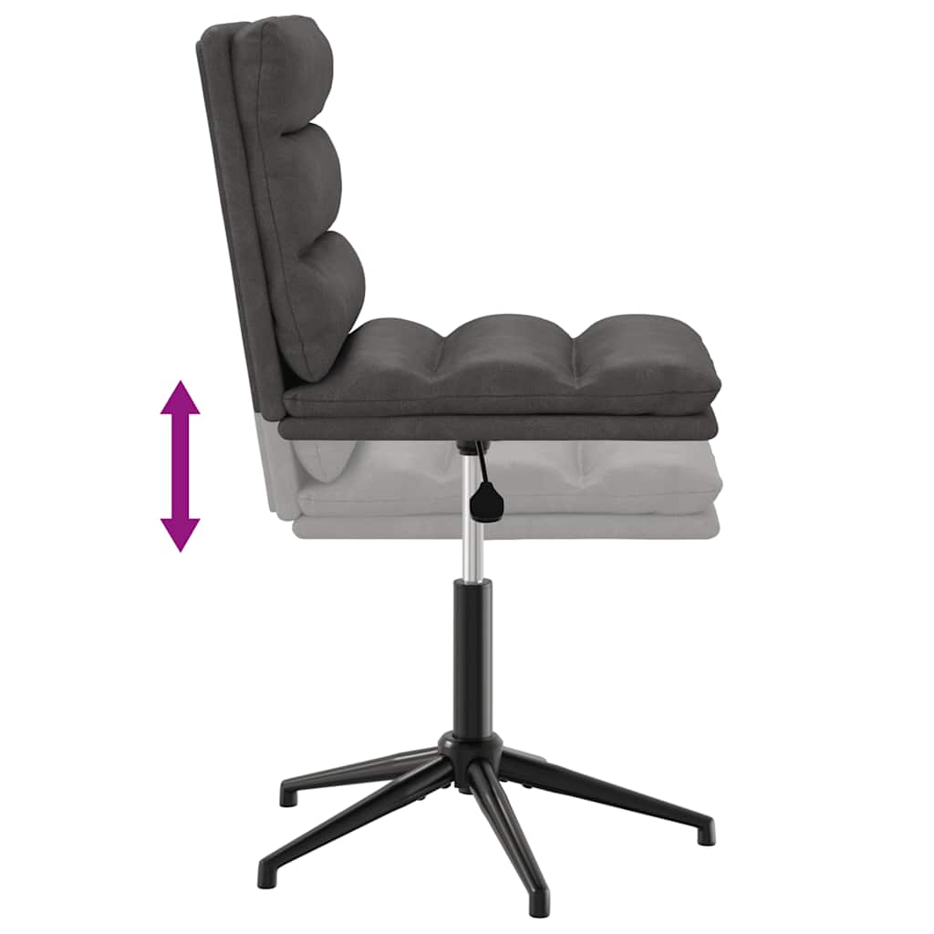 vidaXL Scaune de sufragerie, 4 buc., negru, piele ecologică
