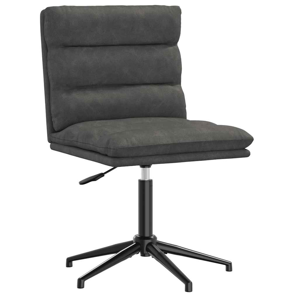 vidaXL Scaune de sufragerie, 6 buc., negru, piele ecologică