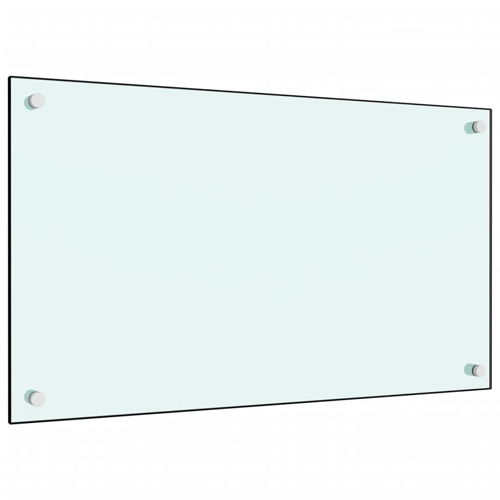 vidaXL Panou antistropi bucătărie 2 buc. alb 70x40cm sticlă securizată vidaXL Panou antistropi bucătărie 2 buc. alb 70x40cm sticlă securizată