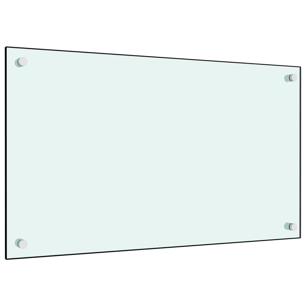 vidaXL Panou antistropi bucătărie 2 buc. alb 70x50cm sticlă securizată vidaXL Panou antistropi bucătărie 2 buc. alb 70x50cm sticlă securizată