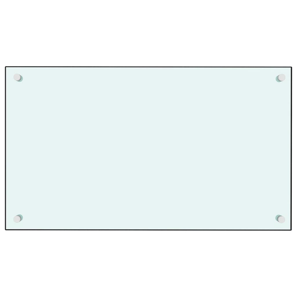 vidaXL Panou antistropi bucătărie 2 buc. alb 70x60cm sticlă securizată vidaXL Panou antistropi bucătărie 2 buc. alb 70x60cm sticlă securizată