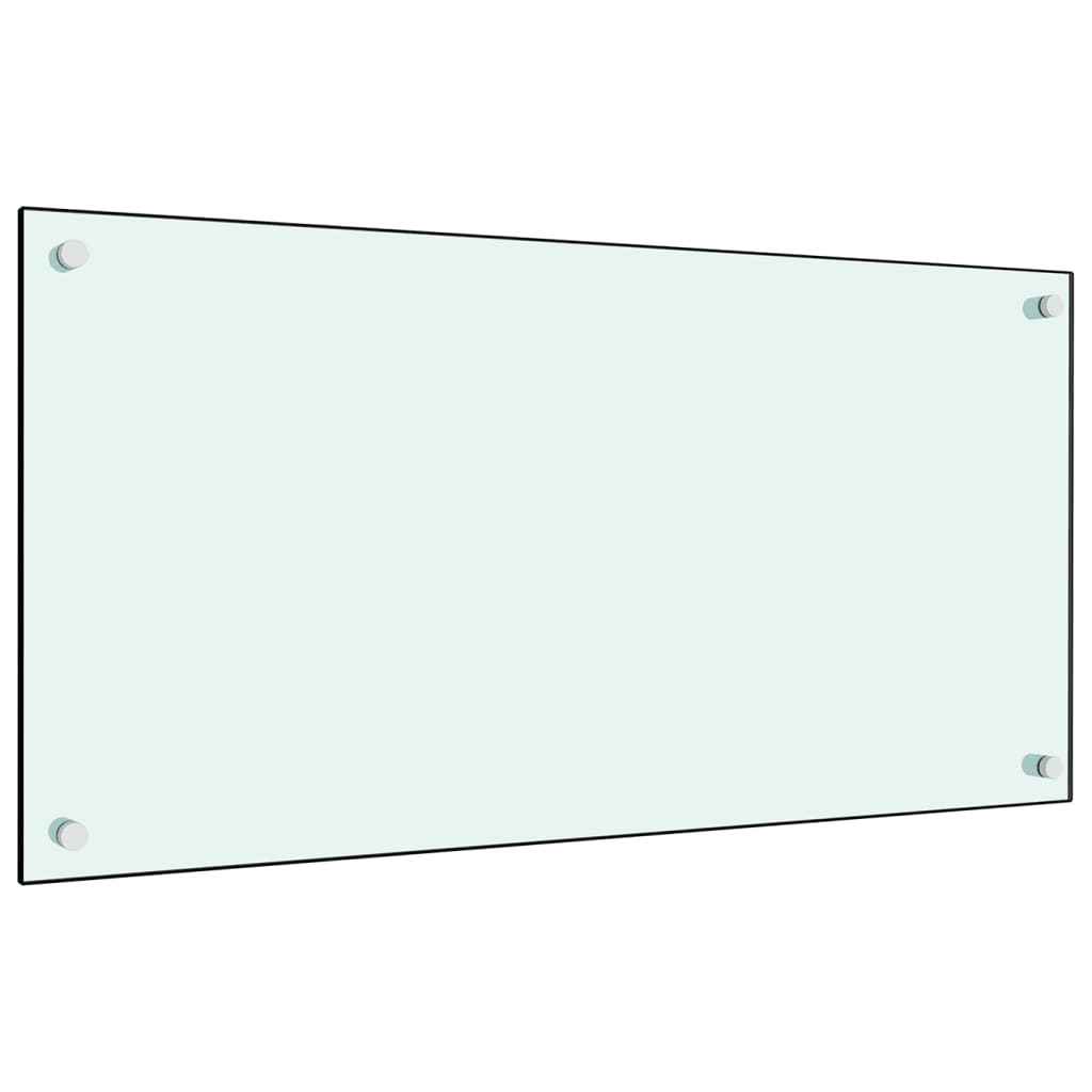 vidaXL Panou antistropi bucătărie 2 buc. alb 80x40cm sticlă securizată vidaXL Panou antistropi bucătărie 2 buc. alb 80x40cm sticlă securizată