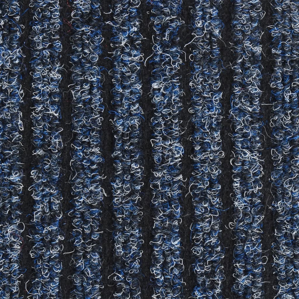 vidaXL Covoraș de ușă, albastru cu dungi, 60x80 cm vidaXL Covoraș de ușă, albastru cu dungi, 60x80 cm