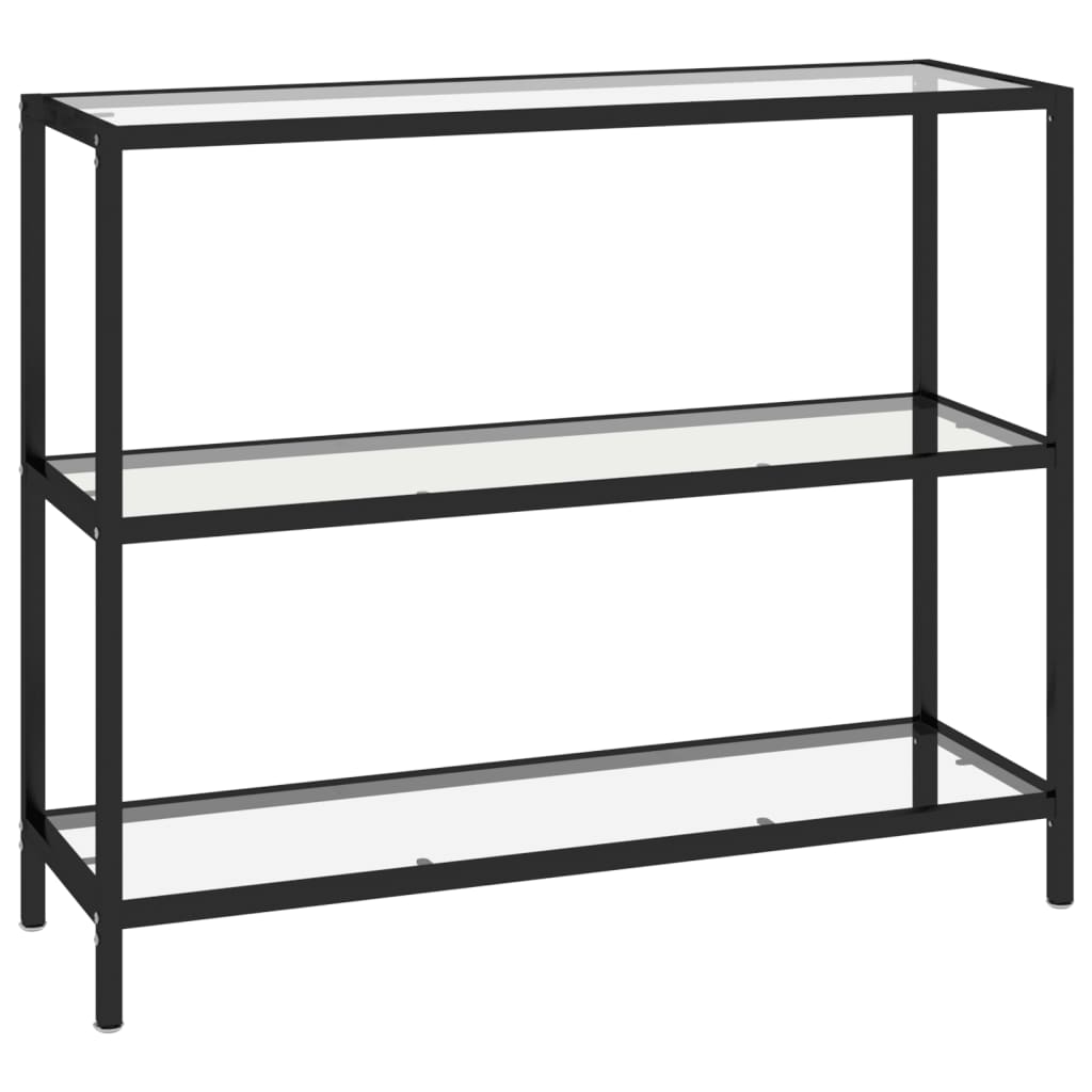 vidaXL Raft, transparent, 100x36x90 cm, sticlă securizată vidaXL Raft, transparent, 100x36x90 cm, sticlă securizată