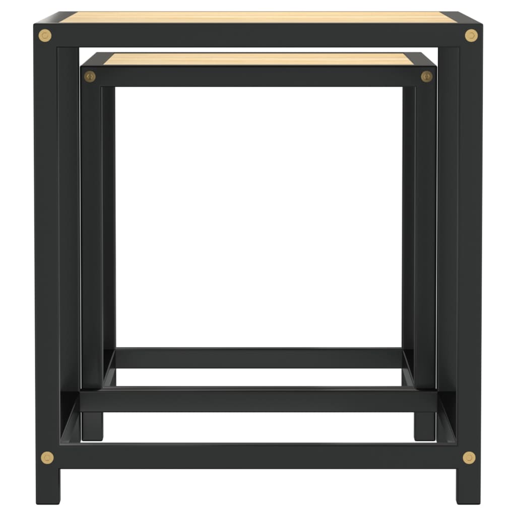 vidaXL Mese de ceai, 2 buc., stejar sonoma, MDF