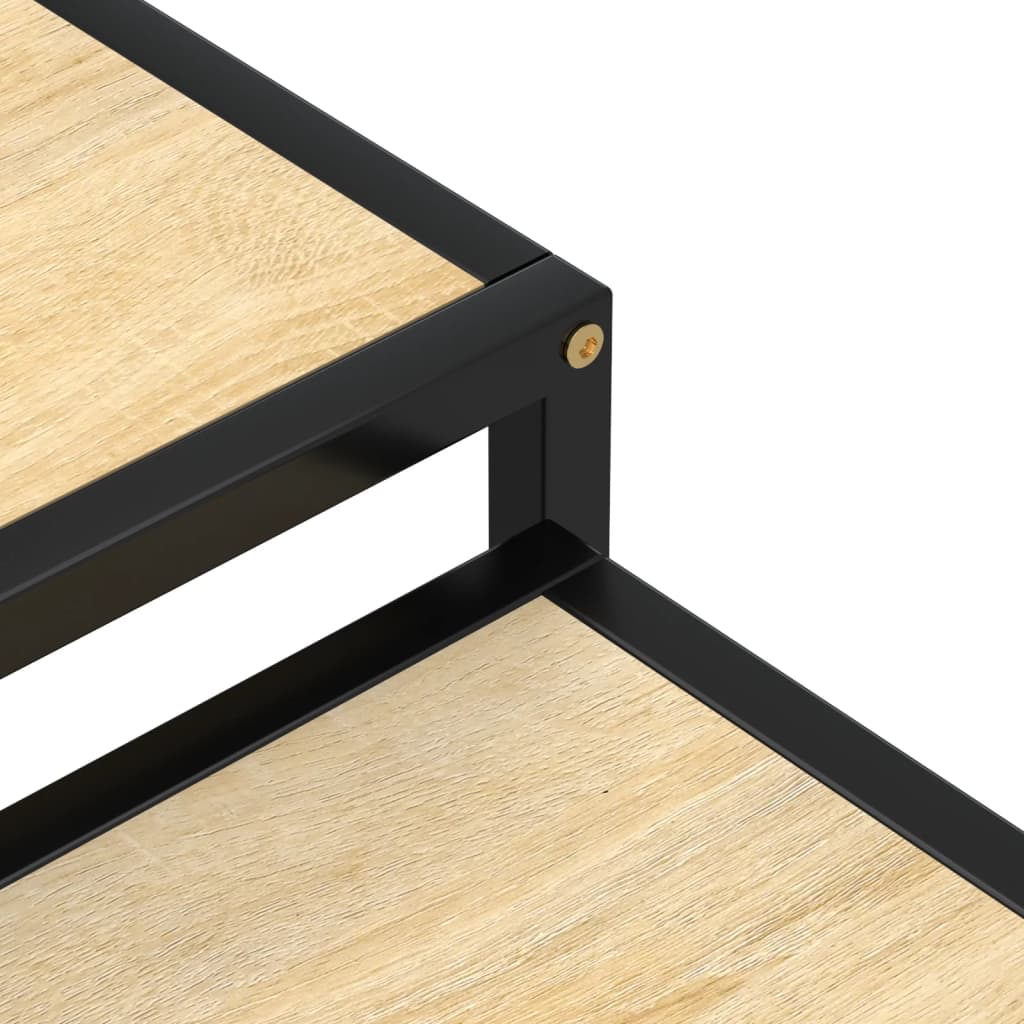 vidaXL Mese de ceai, 2 buc., stejar sonoma, MDF