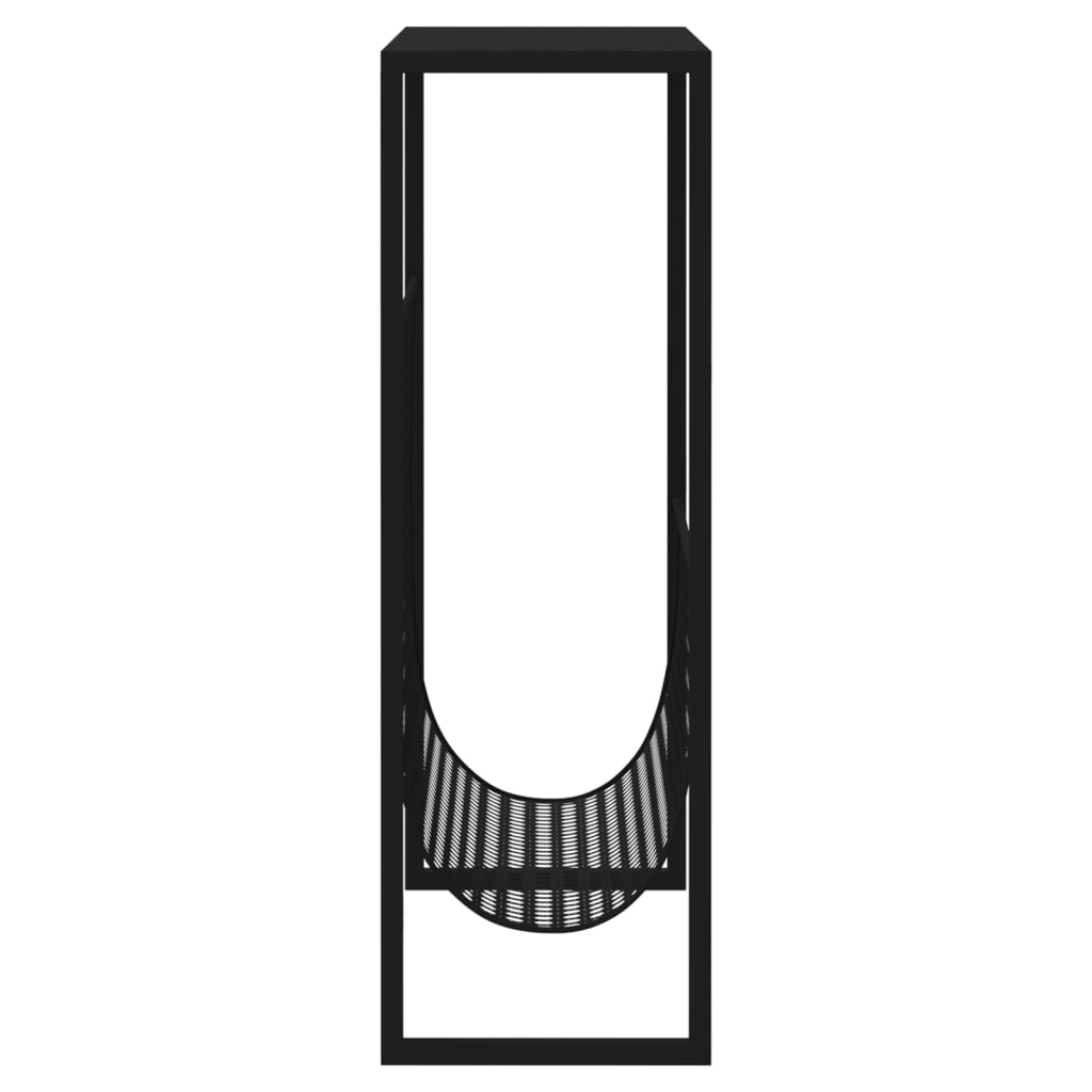 vidaXL Raft de reviste, negru, 35x15x45 cm, oțel vidaXL Raft de reviste, negru, 35x15x45 cm, oțel
