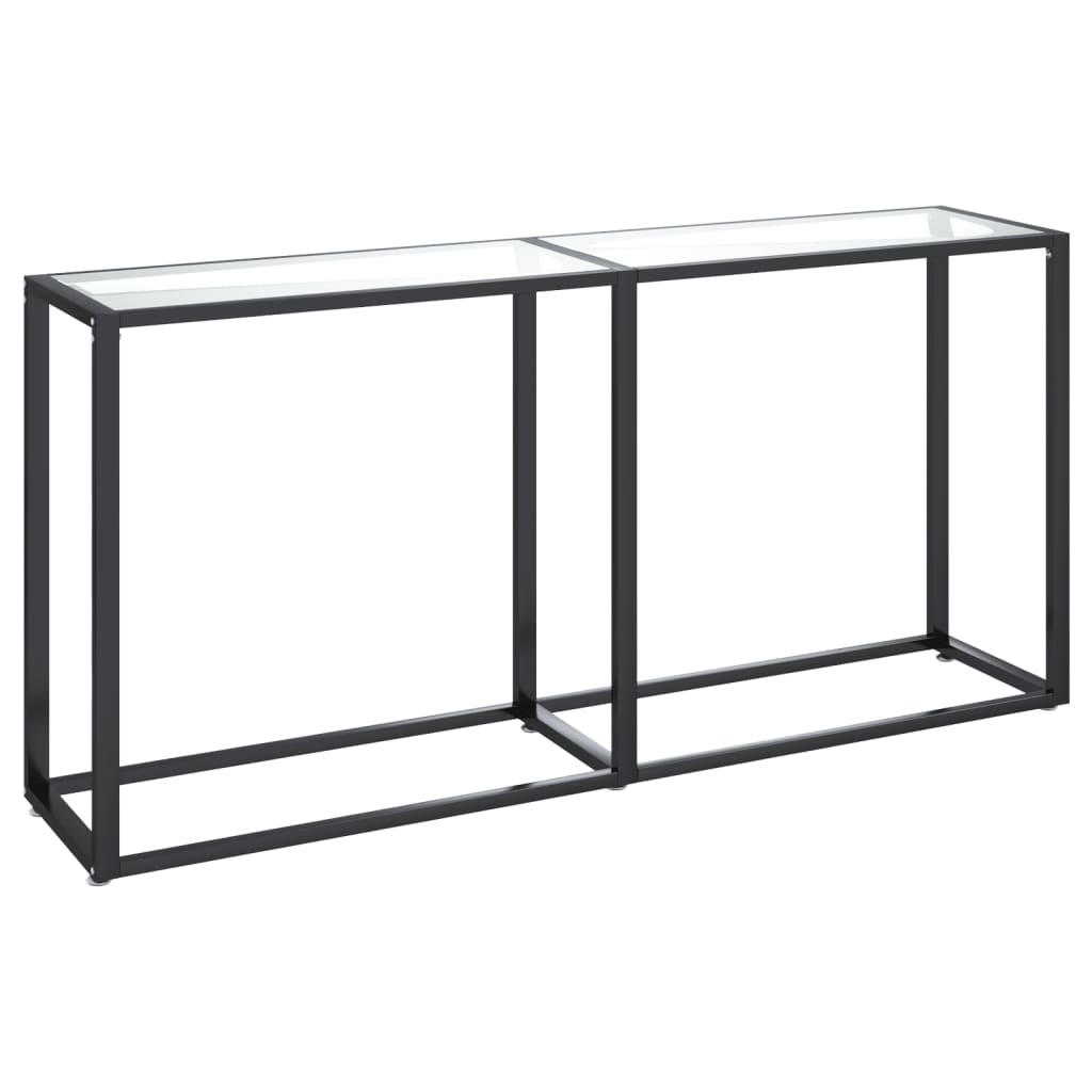 vidaXL Masă consolă, transparent, 160x35x75,5 cm, sticlă securizată vidaXL Masă consolă, transparent, 160x35x75,5 cm, sticlă securizată