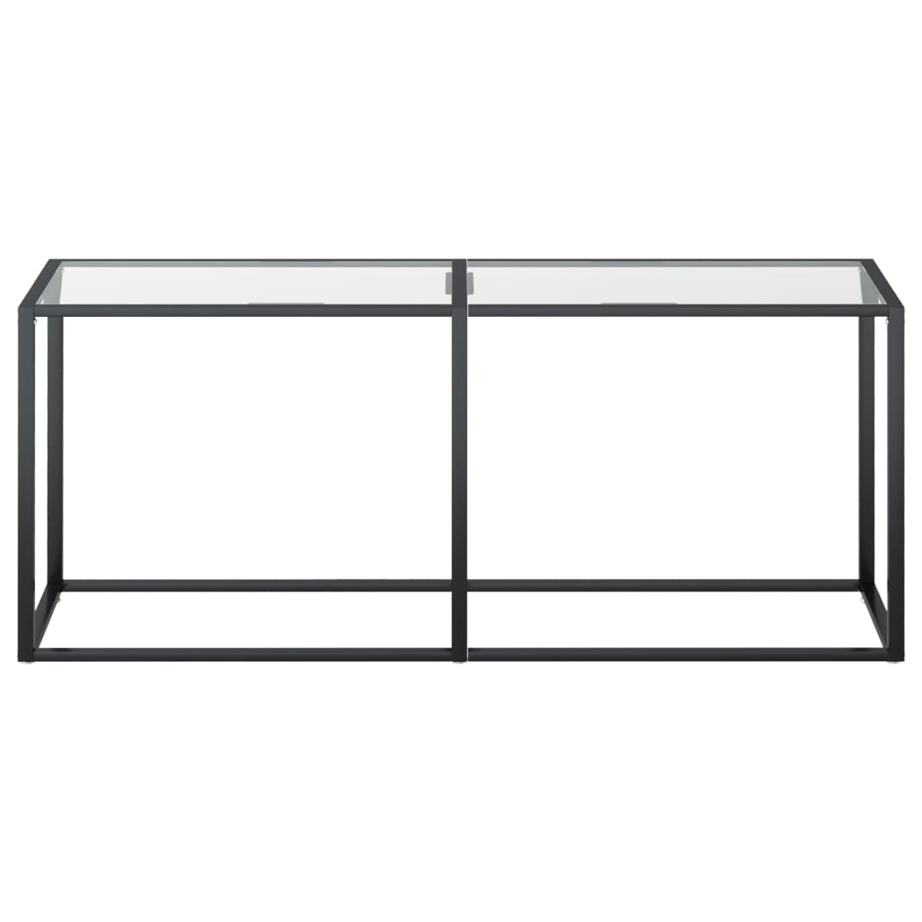 vidaXL Masă consolă, transparent, 180x35x75,5 cm, sticlă securizată vidaXL Masă consolă, transparent, 180x35x75,5 cm, sticlă securizată