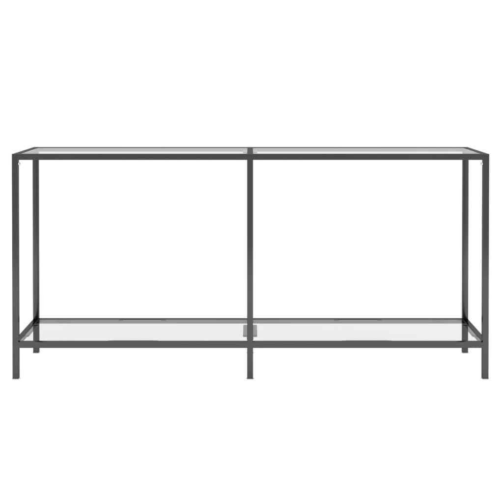 vidaXL Masă consolă, transparent, 160x35x75,5 cm, sticlă securizată vidaXL Masă consolă, transparent, 160x35x75,5 cm, sticlă securizată