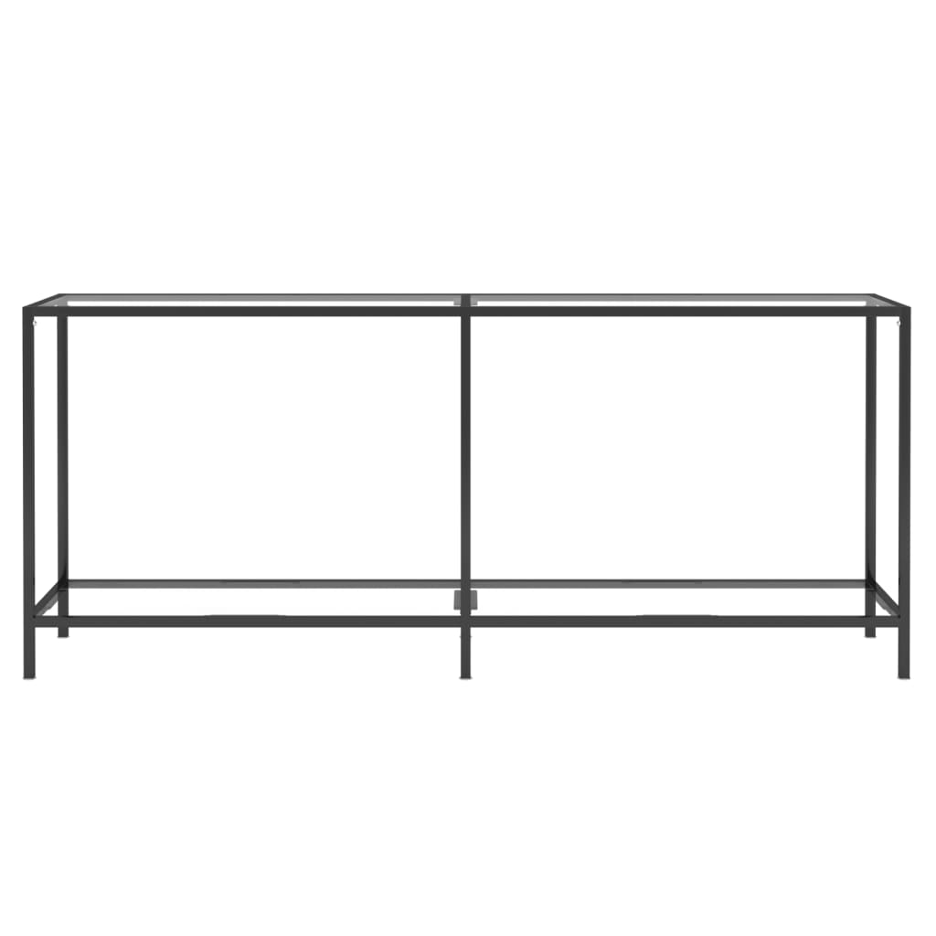 vidaXL Masă consolă, transparent, 180x35x75,5 cm, sticlă securizată vidaXL Masă consolă, transparent, 180x35x75,5 cm, sticlă securizată