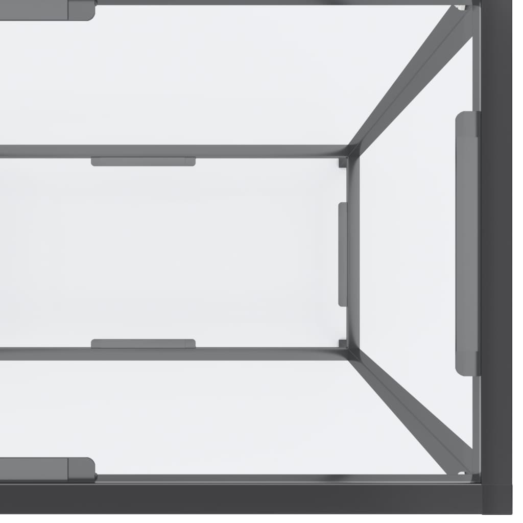 vidaXL Masă consolă, transparent, 180x35x75,5 cm, sticlă securizată vidaXL Masă consolă, transparent, 180x35x75,5 cm, sticlă securizată