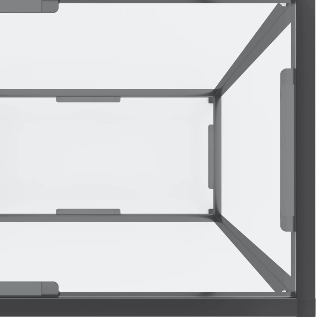vidaXL Masă consolă, transparent, 220x35x75,5 cm, sticlă securizată vidaXL Masă consolă, transparent, 220x35x75,5 cm, sticlă securizată